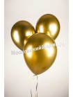 Воздушные шары хром золото