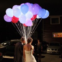 Светящиеся воздушные шары на свадьбу 1 шт