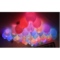 Светящиеся  Ассорти воздушные шары с гелием 1 шт